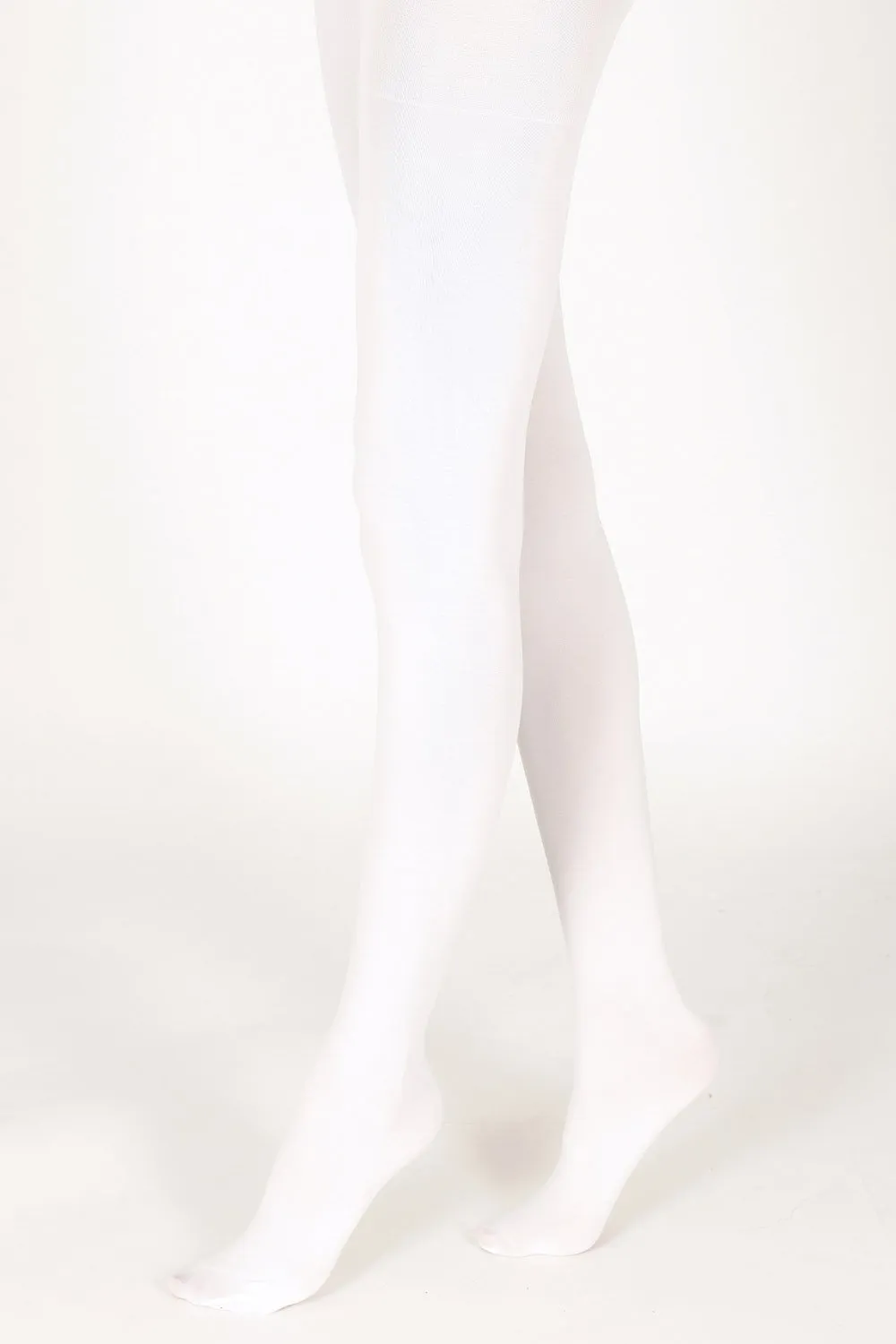 100 Denier Tights - White