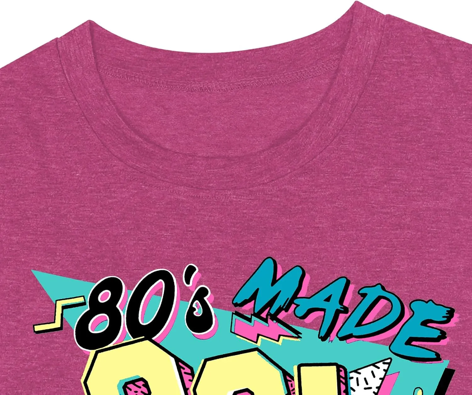 80s Baby 90s Made Me Shirt: Women Plus Size 90s Outfits Shirts Retro 80's Nostalgia Tshirt