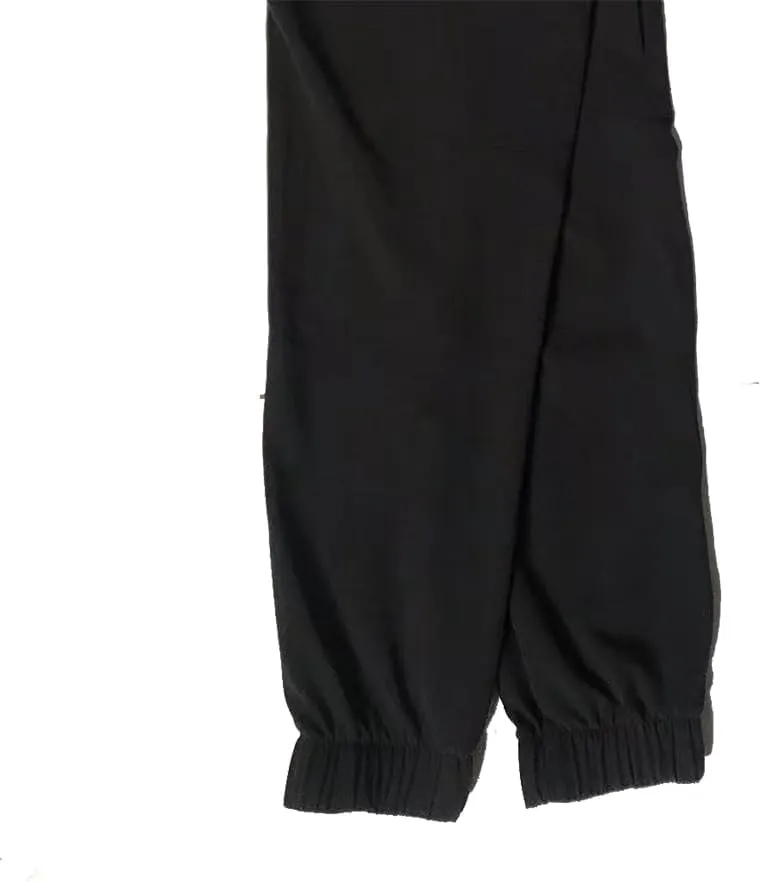 Boys Girls Joggers Cargo Pants with Zipper Pockets Elastic Waist School Casual Trousers