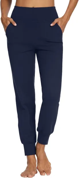 Buttery Soft Women's Yoga Joggers Pants/Capris 4 Pockets High Waist Lightweight Sweatpants Running Lounge Pants
