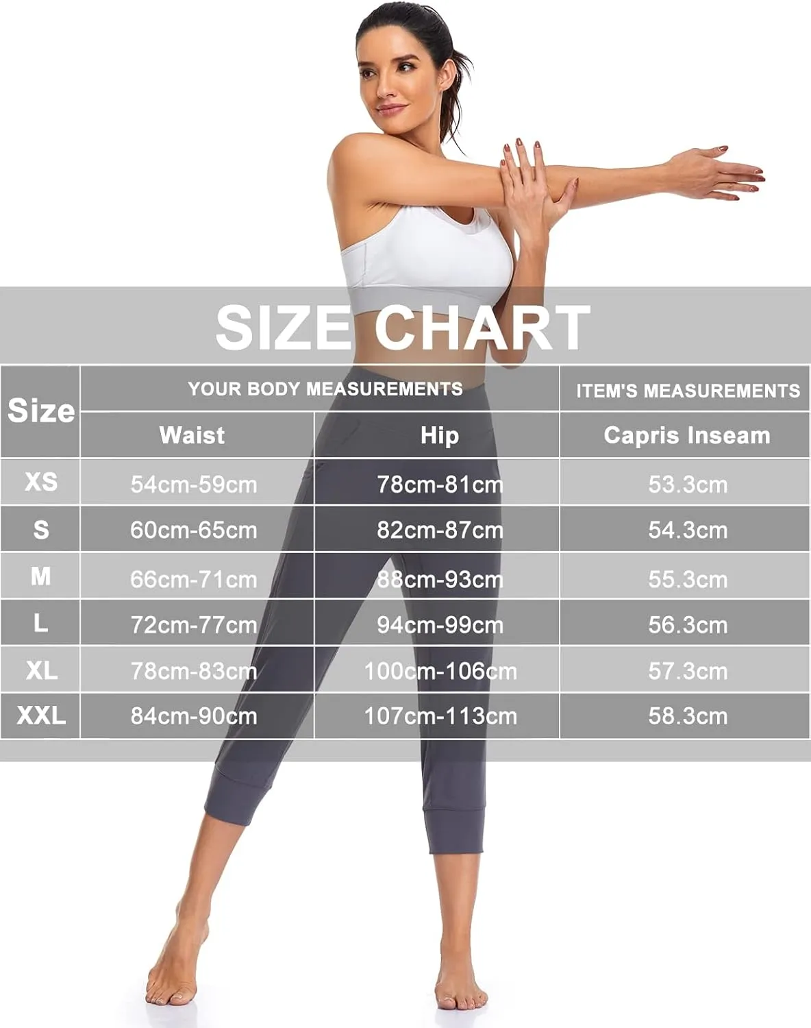 Buttery Soft Women's Yoga Joggers Pants/Capris 4 Pockets High Waist Lightweight Sweatpants Running Lounge Pants