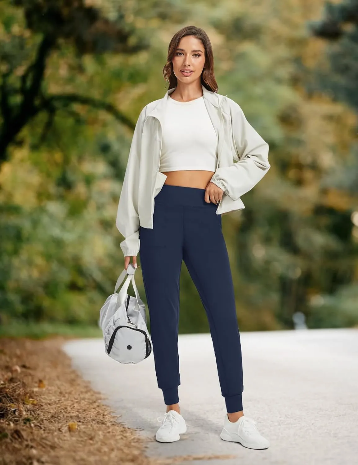 Buttery Soft Women's Yoga Joggers Pants/Capris 4 Pockets High Waist Lightweight Sweatpants Running Lounge Pants