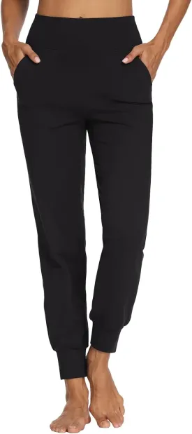 Buttery Soft Women's Yoga Joggers Pants/Capris 4 Pockets High Waist Lightweight Sweatpants Running Lounge Pants