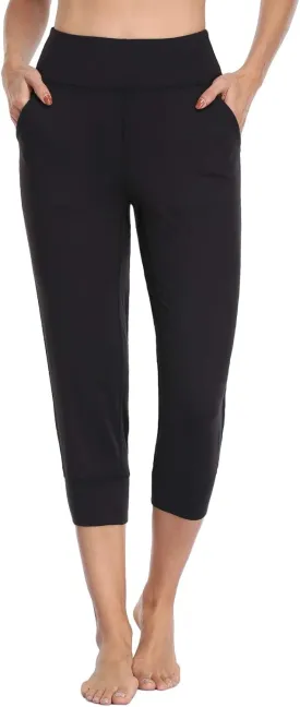 Buttery Soft Women's Yoga Joggers Pants/Capris 4 Pockets High Waist Lightweight Sweatpants Running Lounge Pants