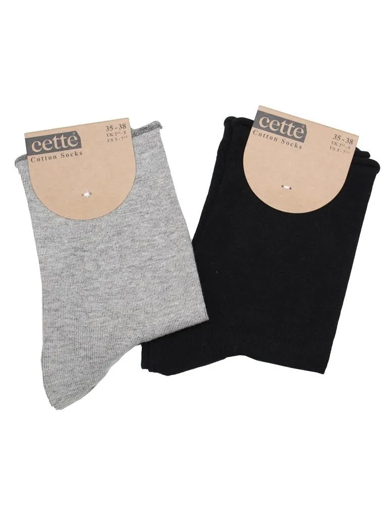Cette Clearance Cotton Melee Socks 275-12