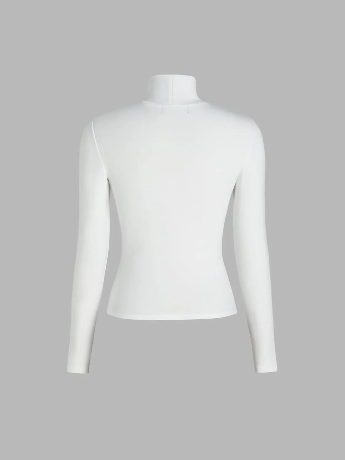 CIDER Turtle Necks Tops for Women Long Sleeve Shirts Mock Neck Solid Basic Tee Slim Fit Soft Base Layer Fall Tops