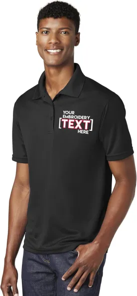 Custom Embroidered Shirts for Men - Your Text - Personalized Embroidery Polos