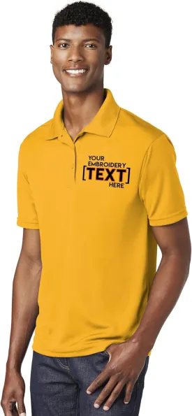 Custom Embroidered Shirts for Men - Your Text - Personalized Embroidery Polos