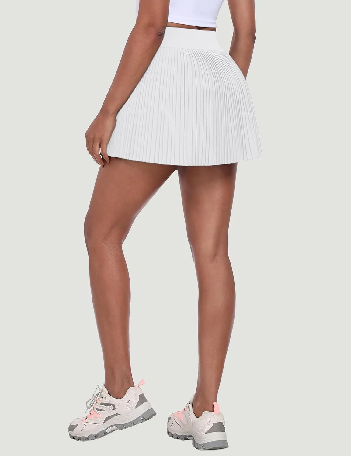 Desol Pleated Tennis Skirt for Women with Pocket Shorts High Waisted Women's Tennis Skort Athletic Golf Skirts for Casual
