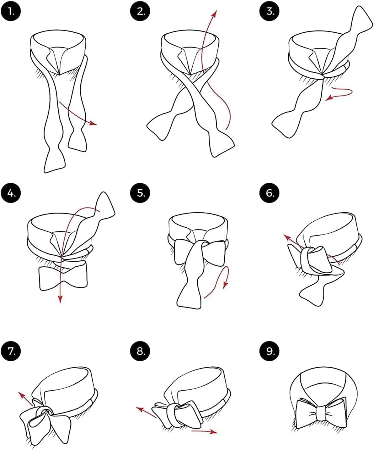 DiBanGu Solid Color Bow Ties for Men Formal Satin Self Tied Bowtie with Lapel Pin Pocket Square Cufflinks for Wedding Party