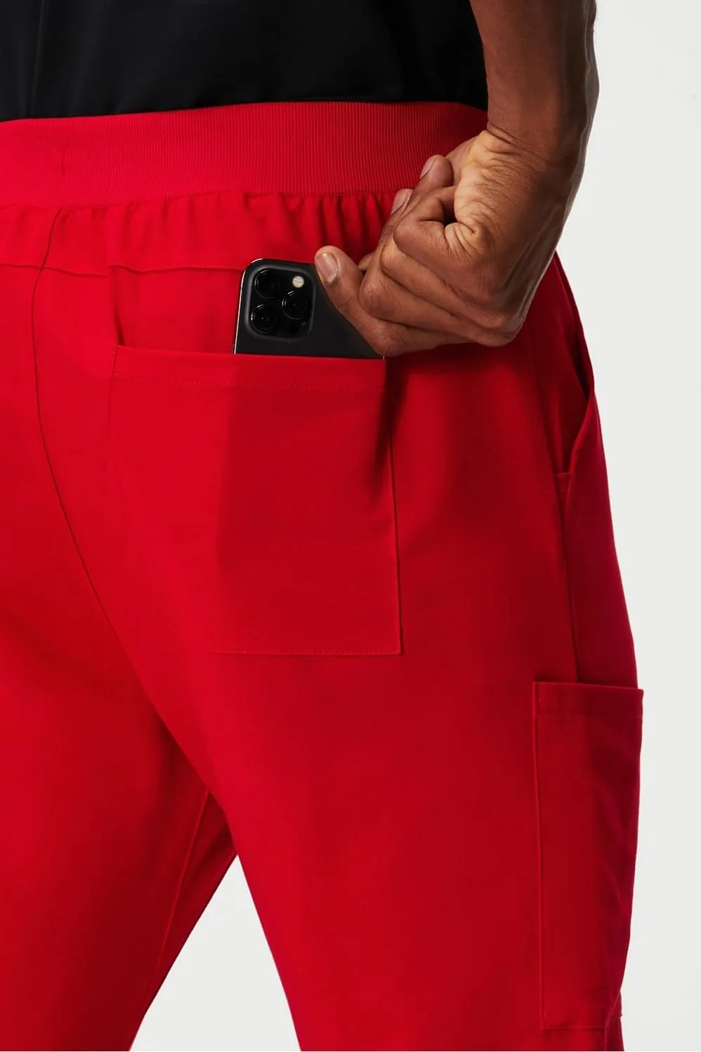 Fabletics Men's All-Shift 5-Pocket Scrub Jogger - MotionTech, 4-Way Stretch, Pocket-Packed, Lightweight, Semi-Slim Fit