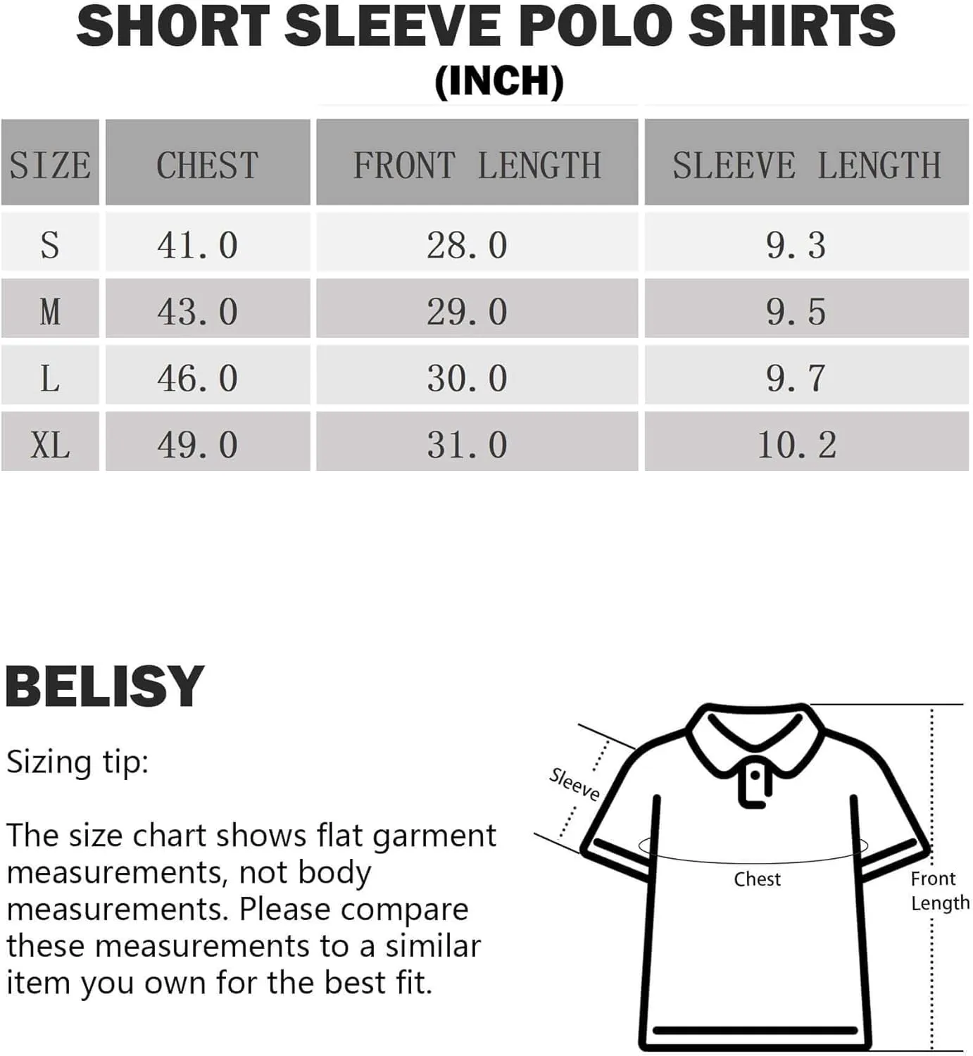 Men's Polo Shirts Short Sleeve Performance Dry Fit Moisture Wicking Pin Striped Golf Shirts for Men