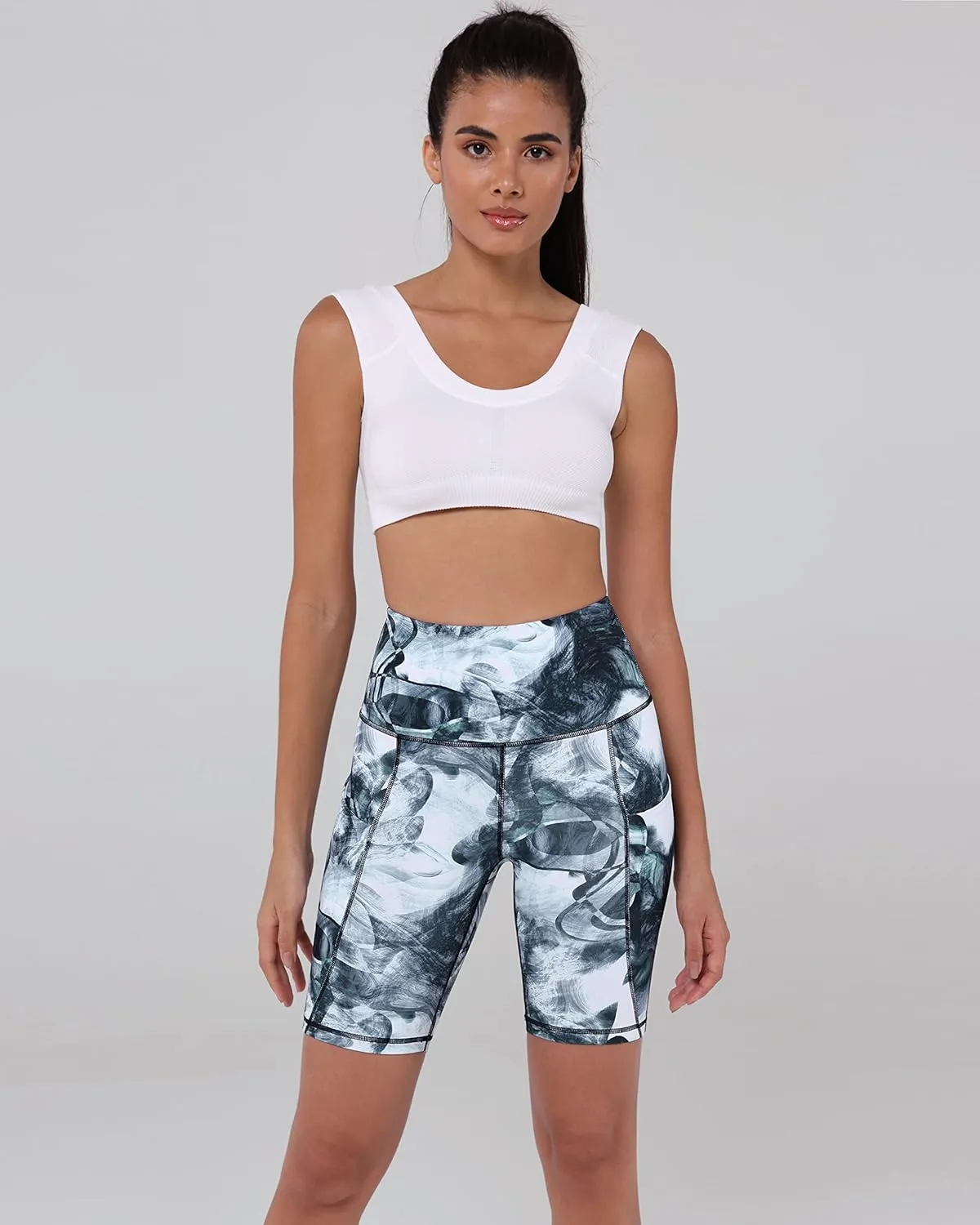 ODODOS Women's Tummy Control Biker Shorts 2.0 with Pockets High Waist Athletic Workout Yoga Shorts-3.5''/ 5"/ 8" / 10" Inseam