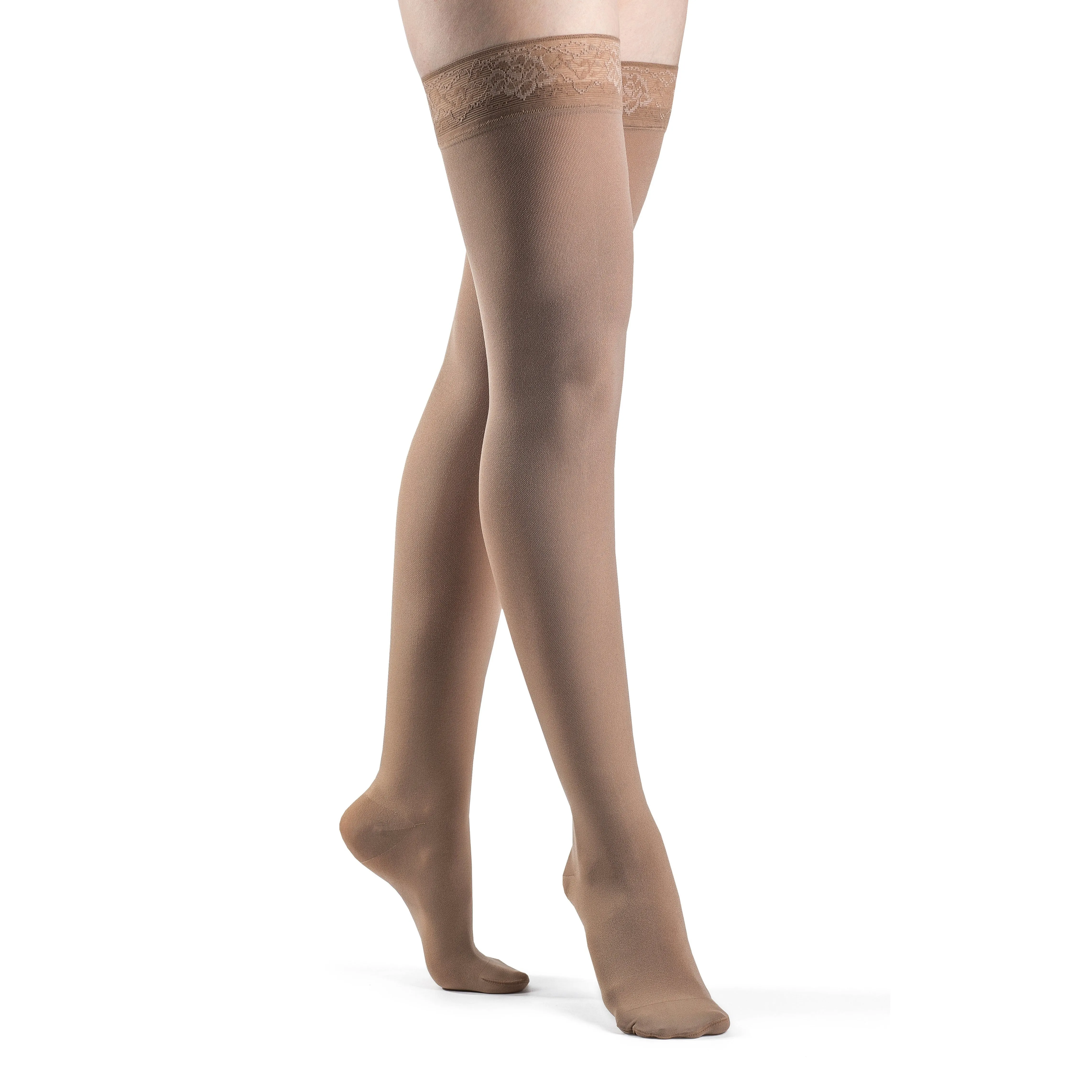 Sigvaris Soft Opaque Women's Thigh High 20-30 mmHg